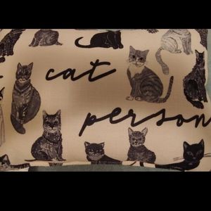 Cat Person Pillow